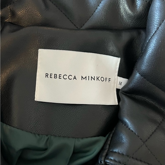 Quilted Puffer Leather Jacket - Picture 7 of 7